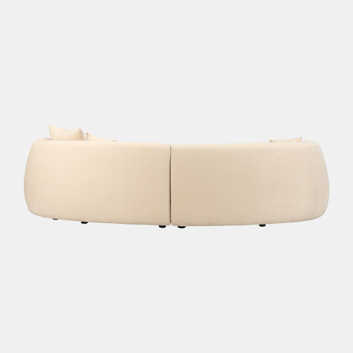 Sagebrook Home 4-seat Curved Sofa