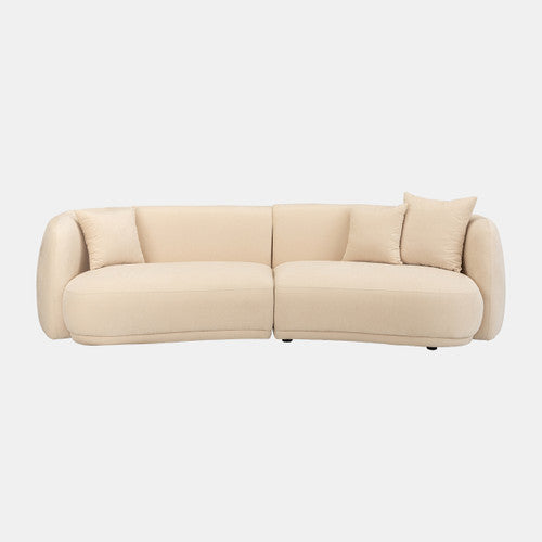 Sagebrook Home 4-seat Curved Sofa