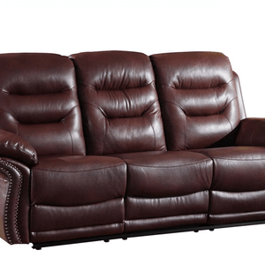 Homeroots 44" Comfortable Leather Sofa