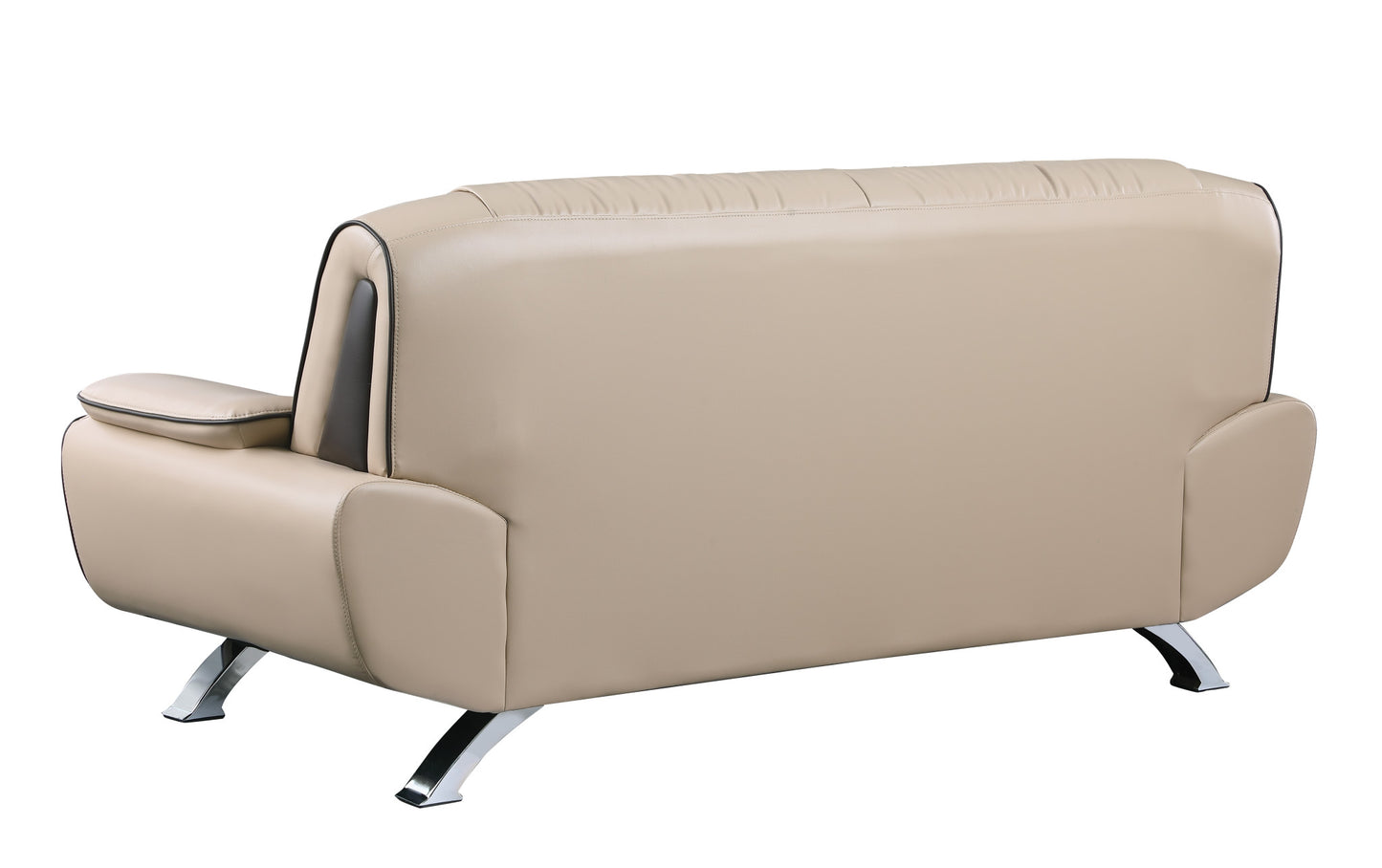 Homeroots 35" Sleek Leather Sofa