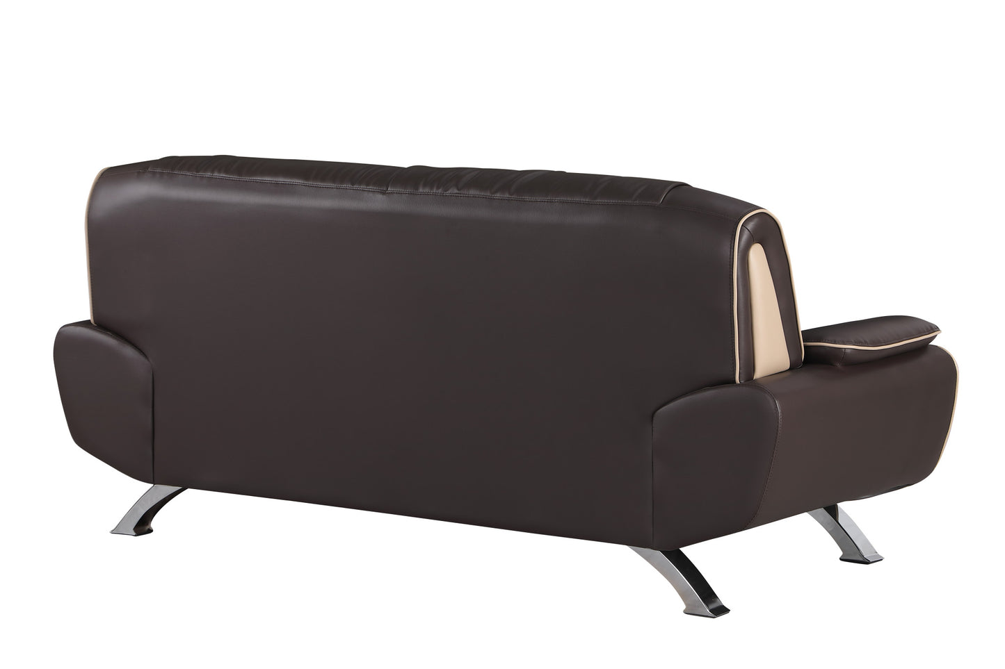 Homeroots 35" Sleek Leather Sofa