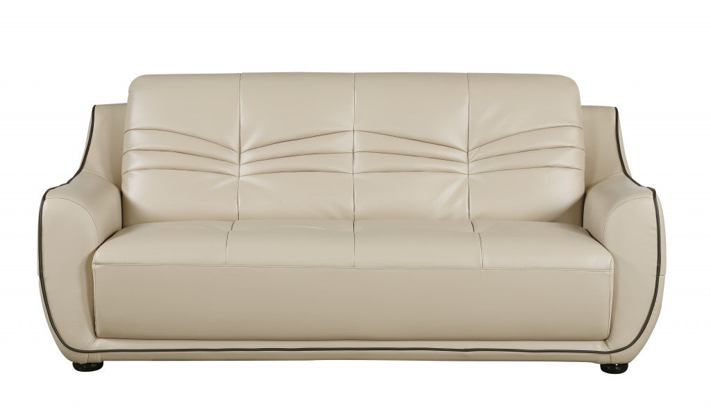 Homeroots 36" Elegant Leather Sofa