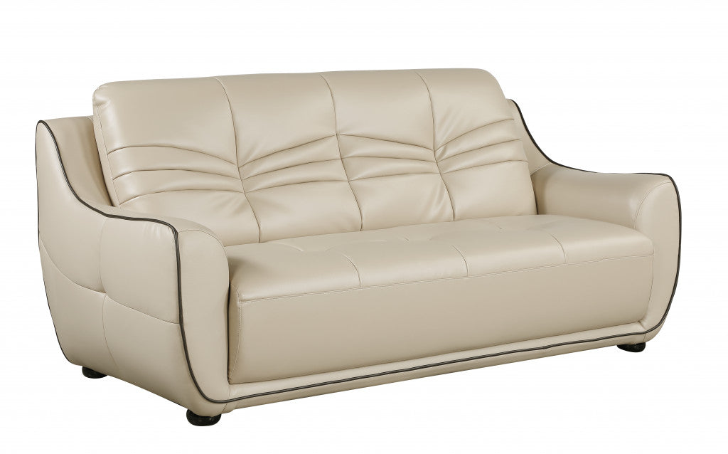 Homeroots 36" Elegant Leather Sofa