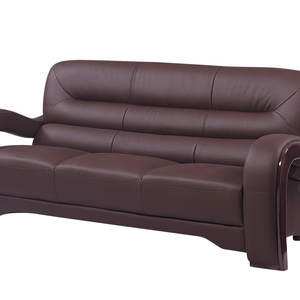 Homeroots 36" Glamorous Leather Sofa