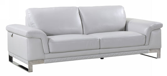 Homeroots 32" Lovely Leather Sofa