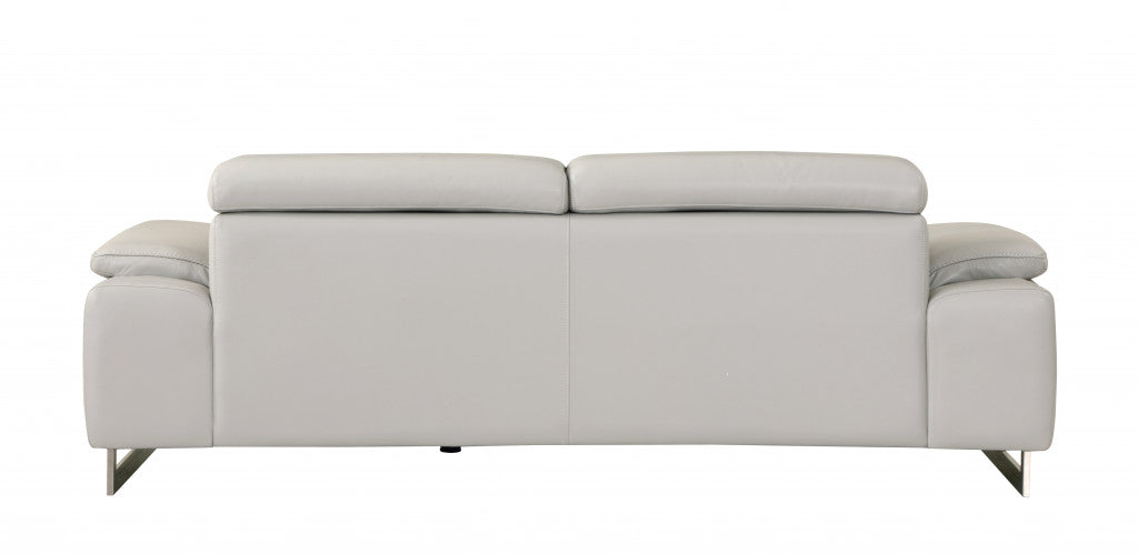 Homeroots 31" Tasteful Leather Sofa