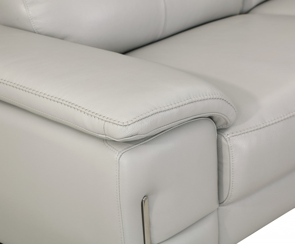 Homeroots 31" Tasteful Leather Sofa