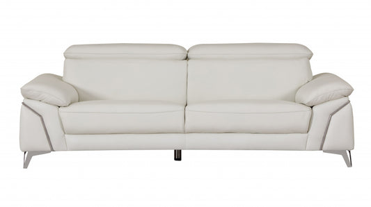 Homeroots 31" Fashionable Leather Sofa