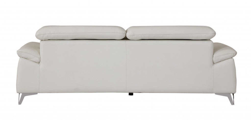 Homeroots 31" Fashionable Leather Sofa