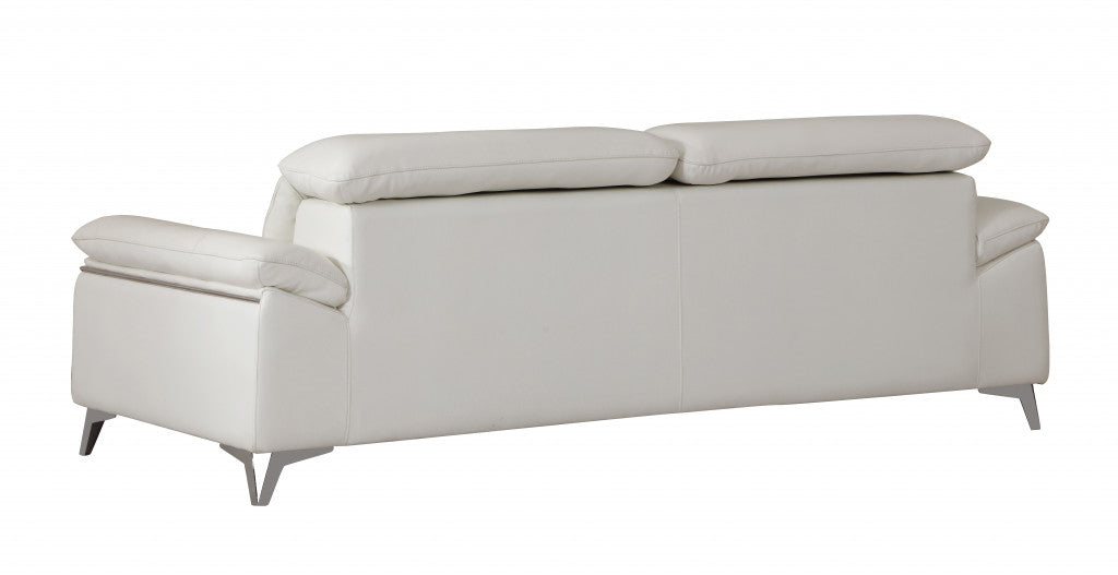 Homeroots 31" Fashionable Leather Sofa