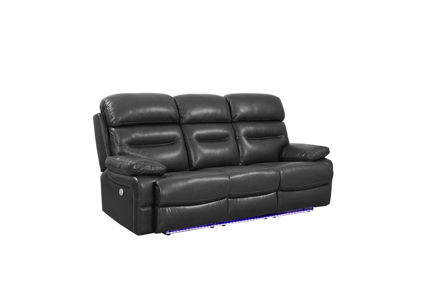 Homeroots 89" X 40" X 41" Power Reclining Sofa