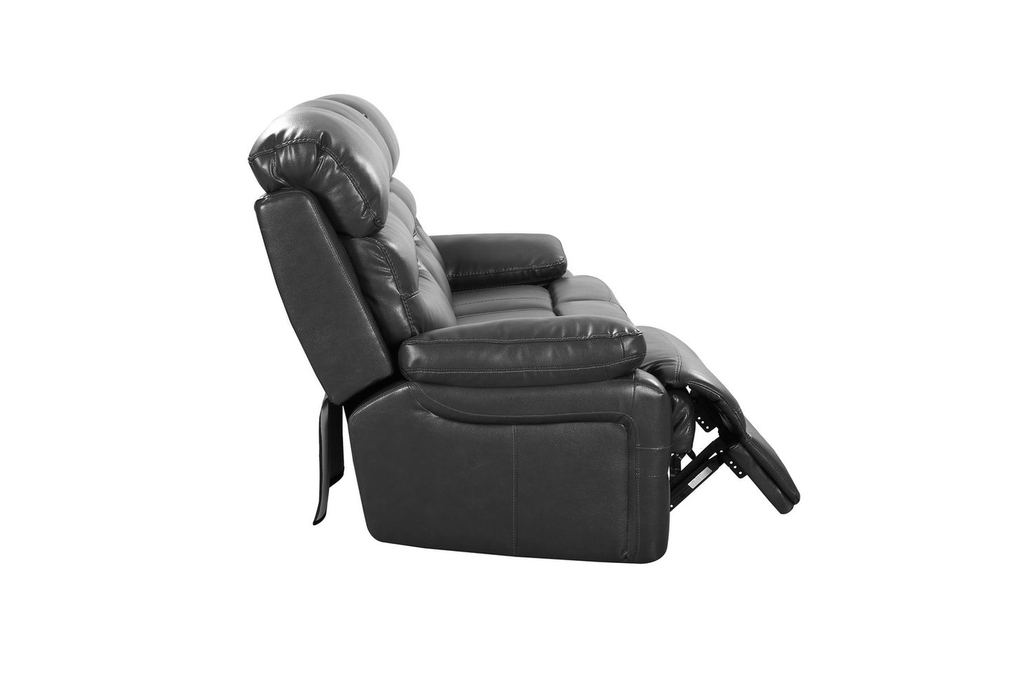 Homeroots 89" X 40" X 41" Power Reclining Sofa