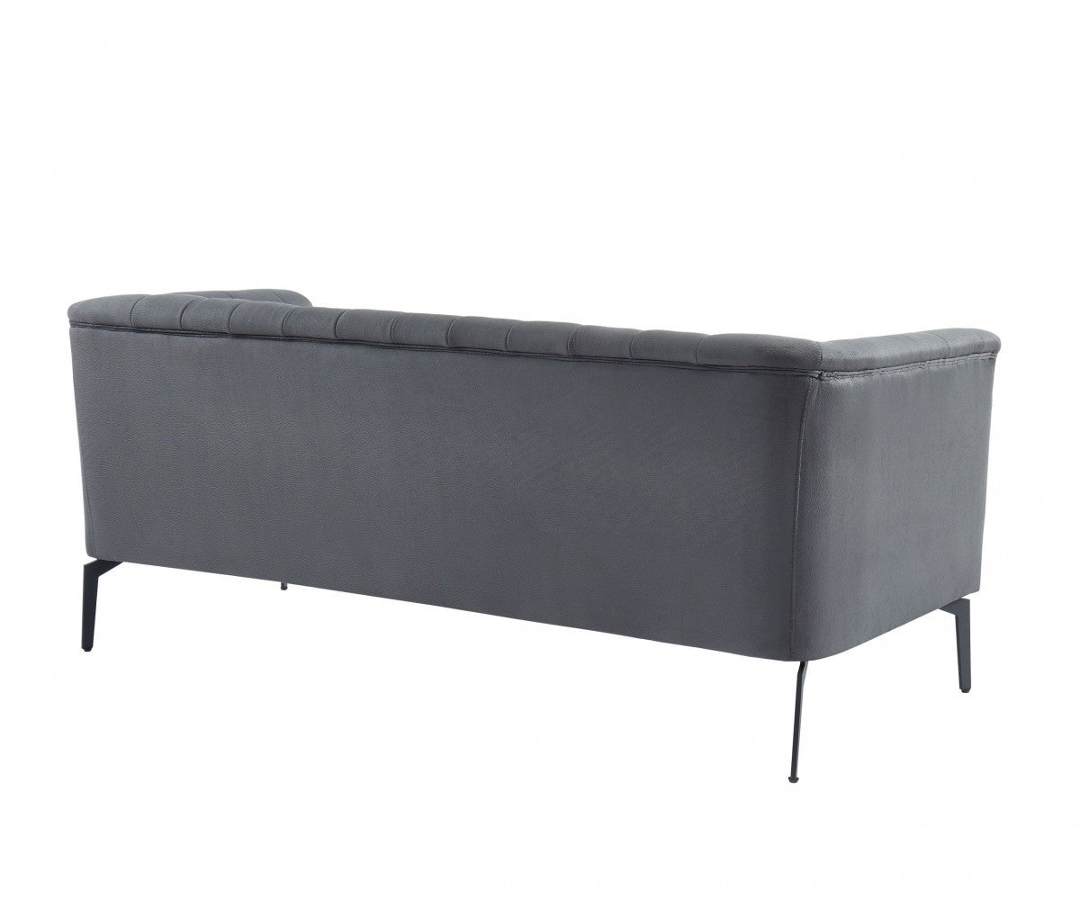 Homeroots 76" Three Person Standard Metal Legs Sofa