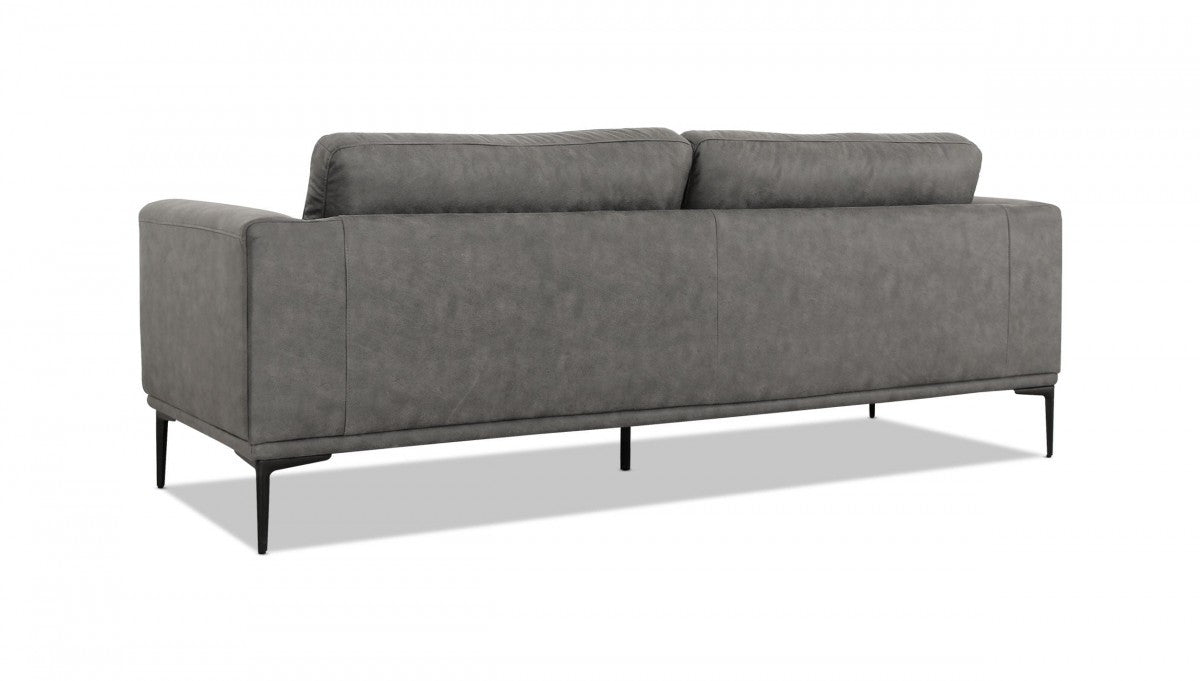 Homeroots Modern 87" Sofa With Removable Back Cushions