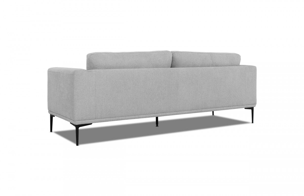 Homeroots Modern 87" Sofa With Removable Back Cushions