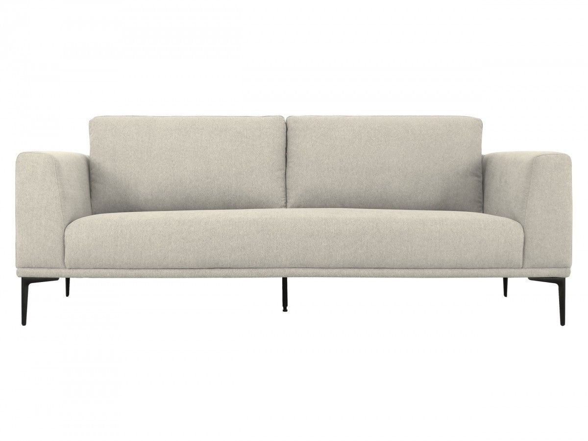 Homeroots Modern 87" Sofa With Removable Back Cushions