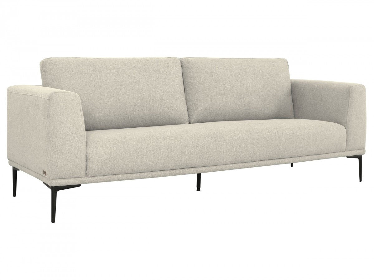 Homeroots Modern 87" Sofa With Removable Back Cushions