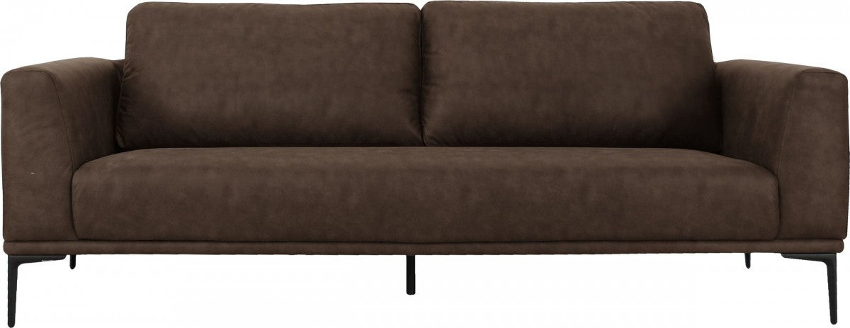 Homeroots Modern 87" Sofa With Removable Back Cushions