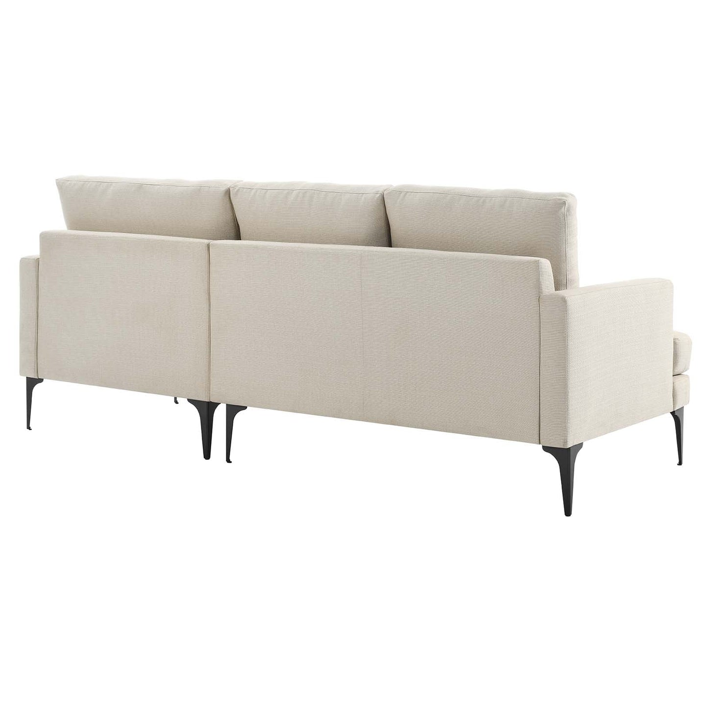 Modway Evermore Right-Facing Upholstered Fabric Sectional Sofa