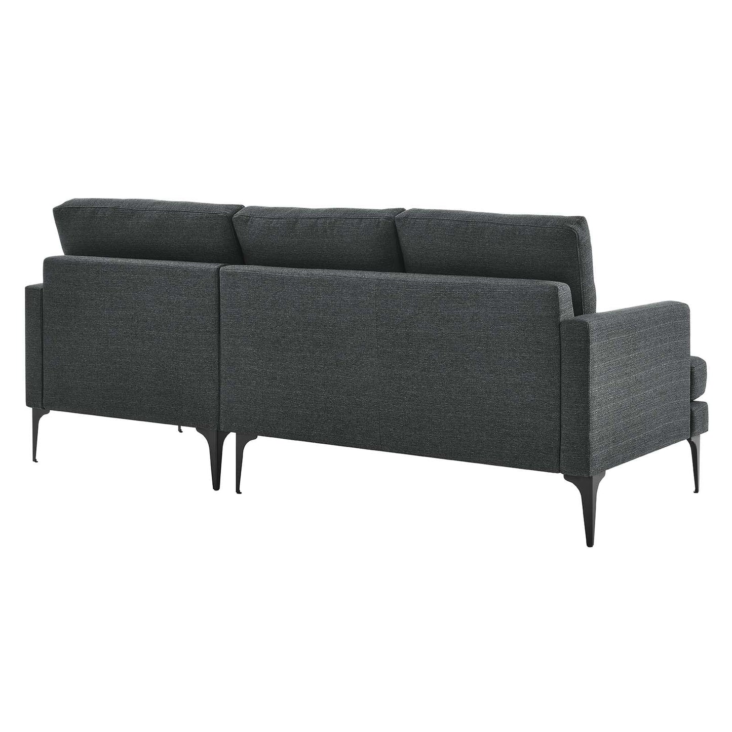 Modway Evermore Right-Facing Upholstered Fabric Sectional Sofa