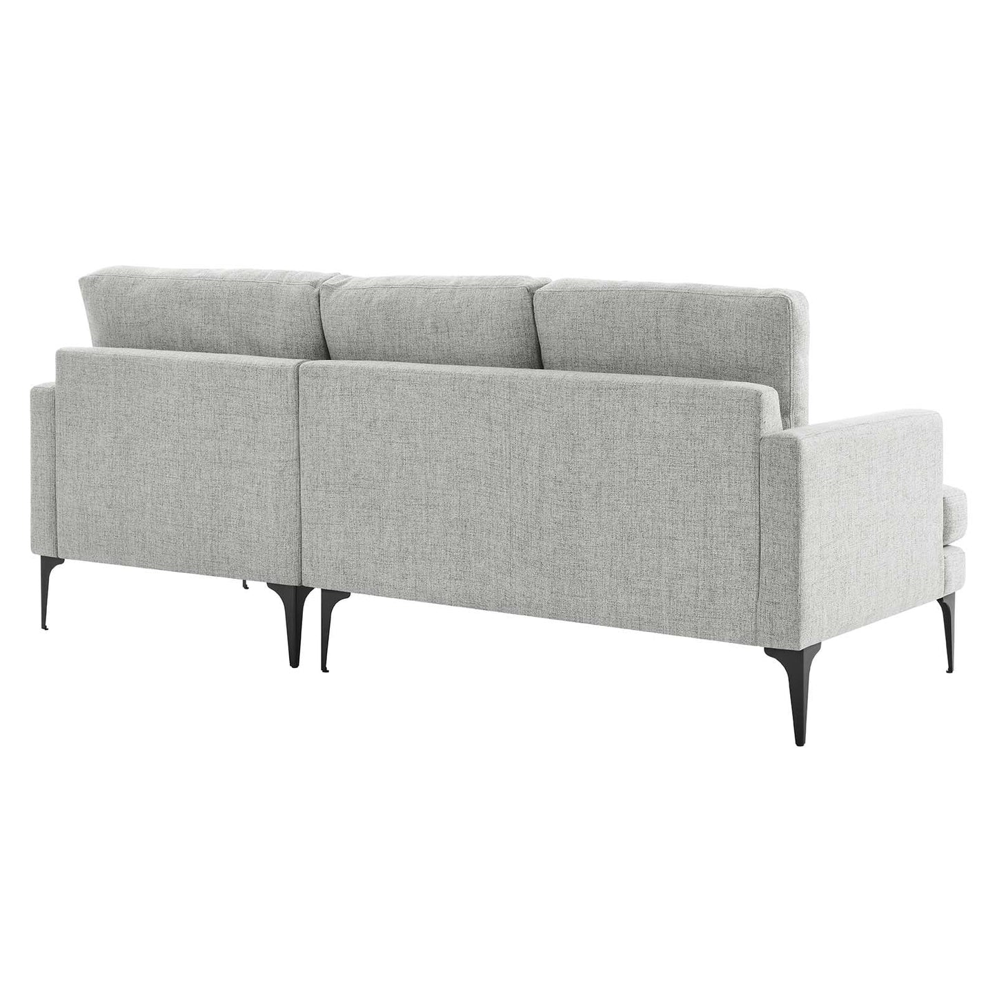 Modway Evermore Right-Facing Upholstered Fabric Sectional Sofa