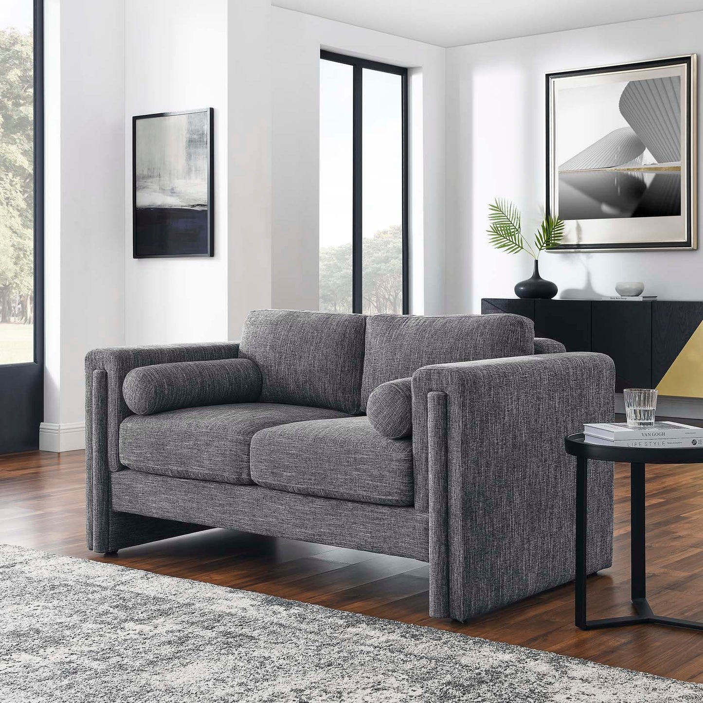 Modway Visible Fabric Loveseat