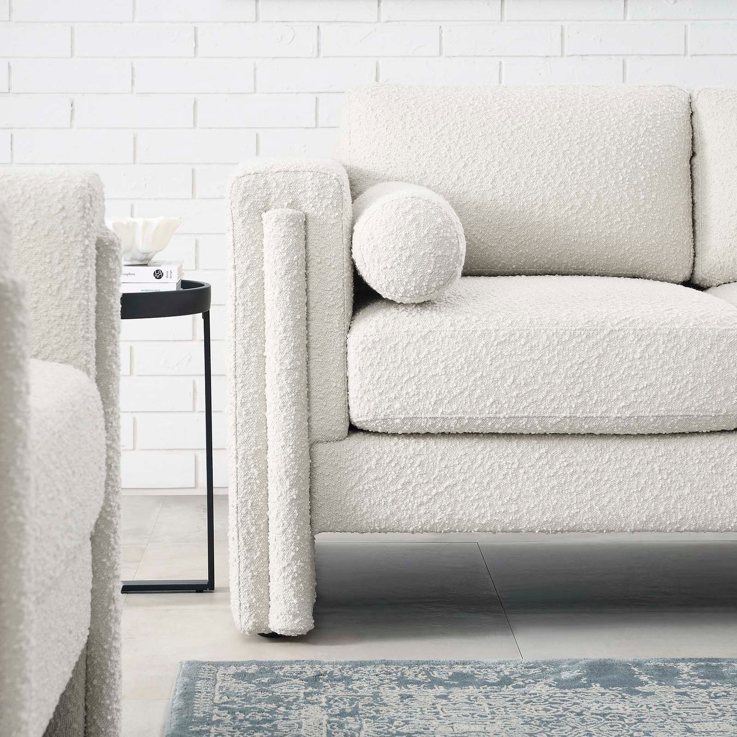 Modway Visible Boucle Fabric Loveseat