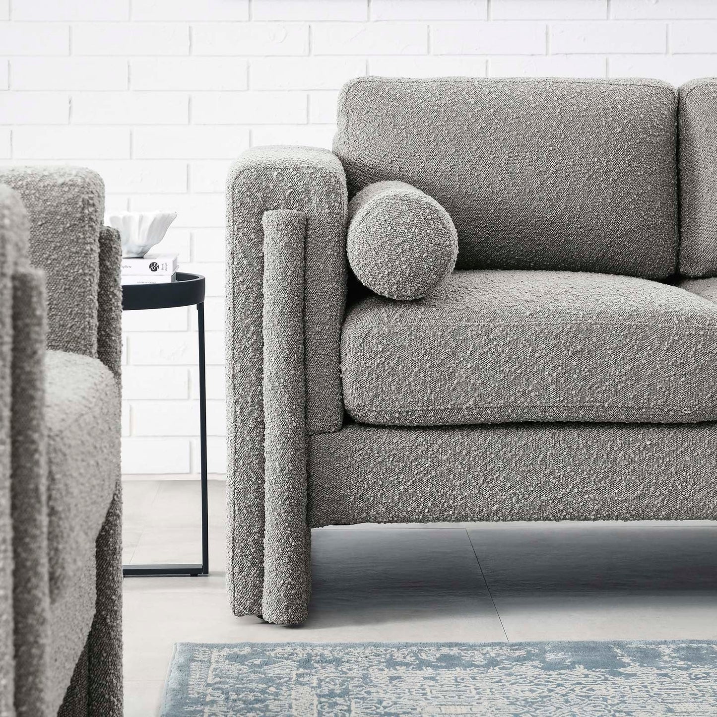 Modway Visible Boucle Fabric Loveseat