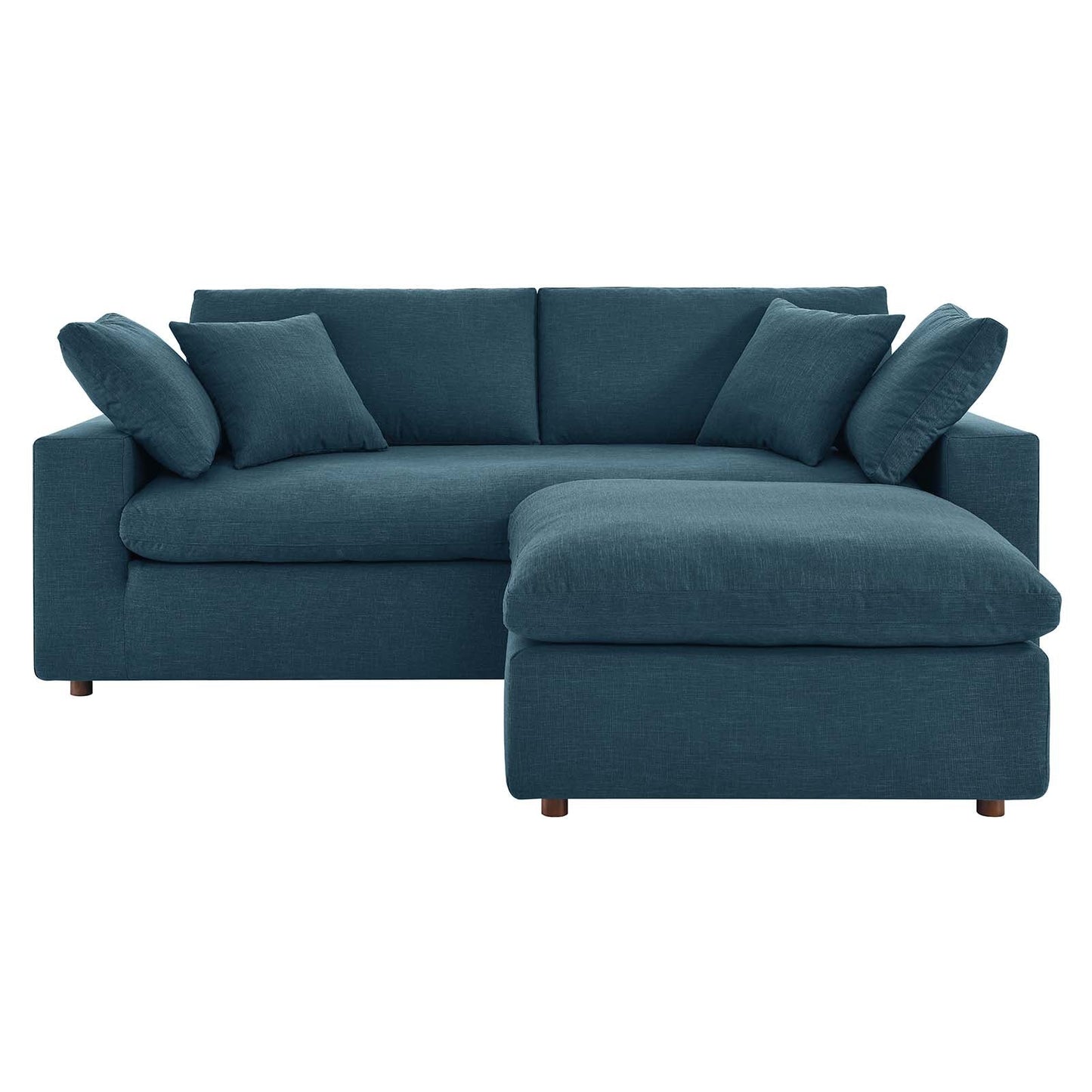 Modway Commix Down Filled Overstuffed Sectional Sofa