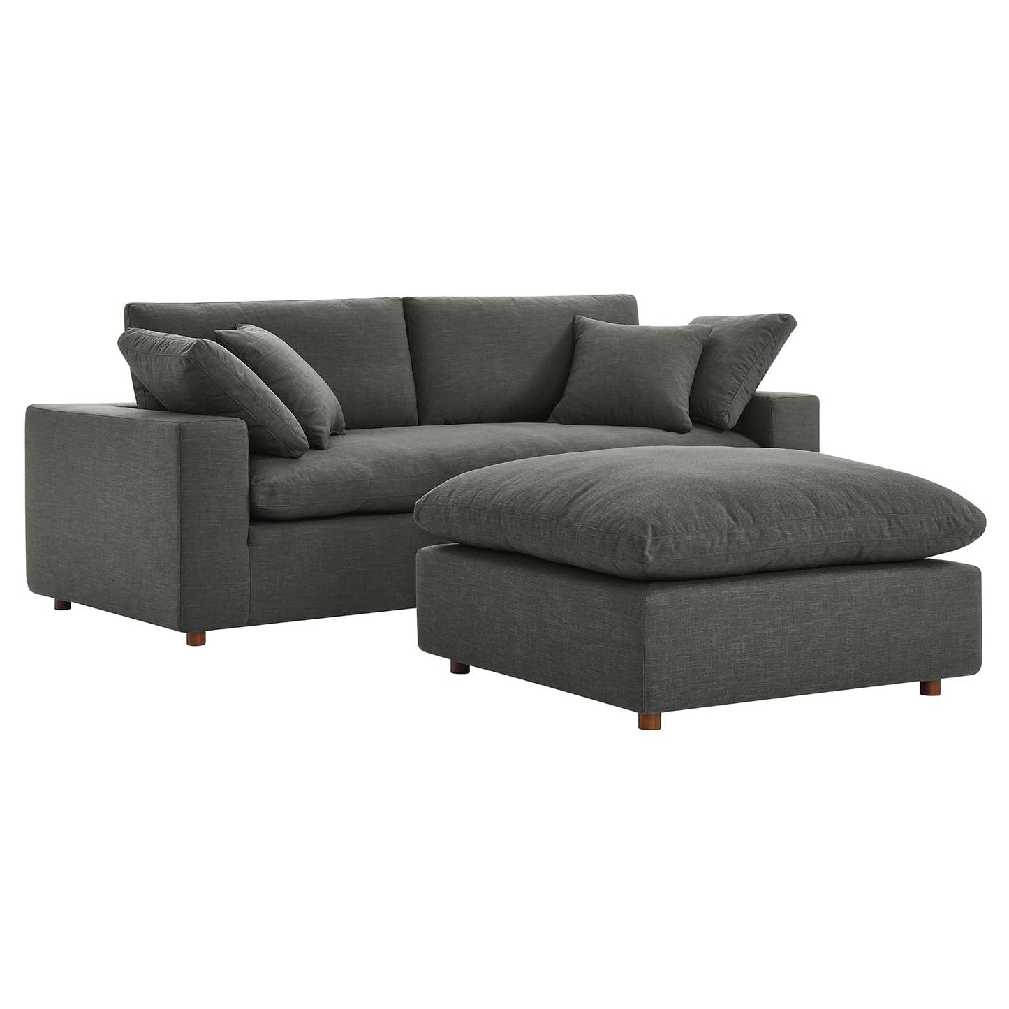 Modway Commix Down Filled Overstuffed Sectional Sofa