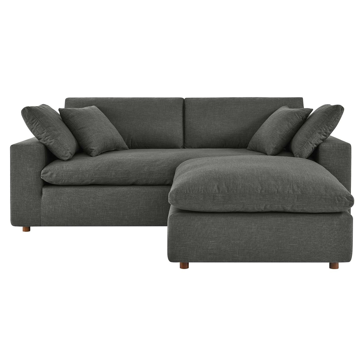 Modway Commix Down Filled Overstuffed Sectional Sofa