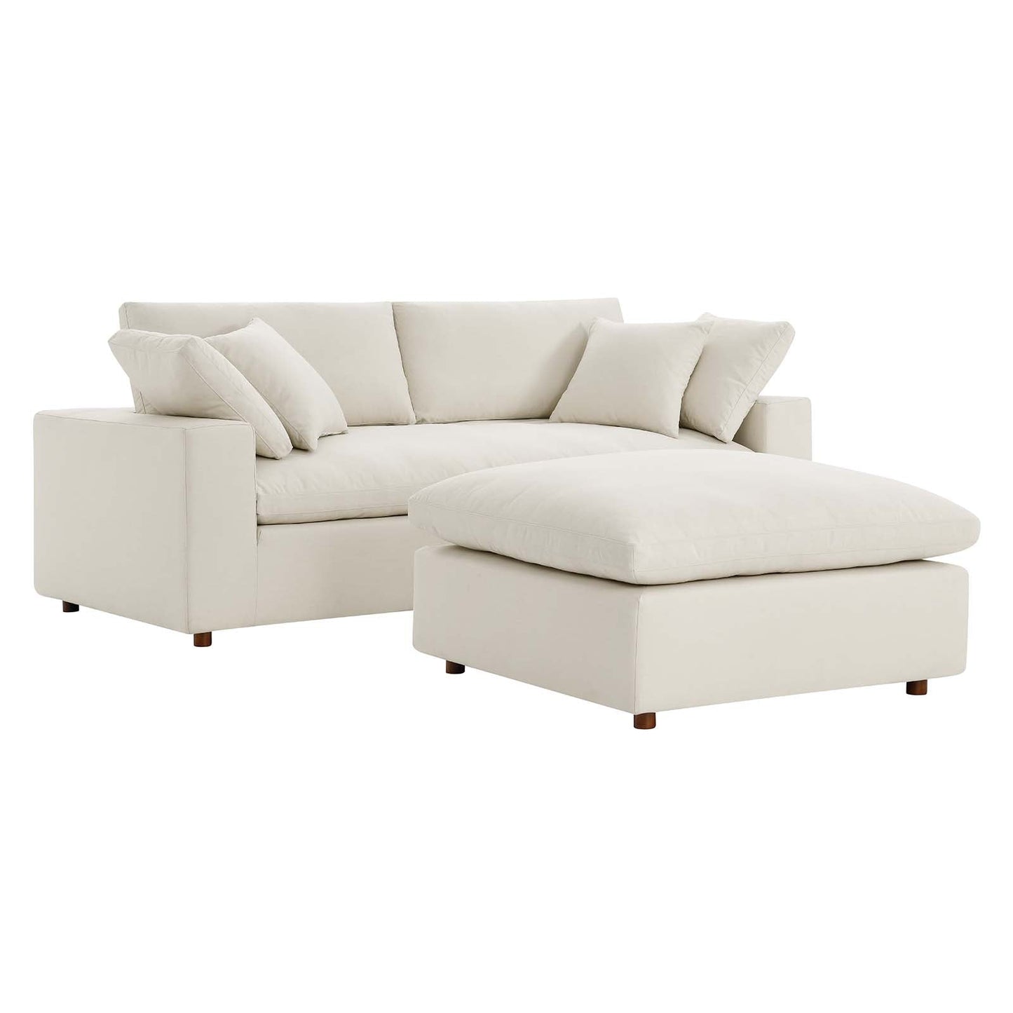 Modway Commix Down Filled Overstuffed Sectional Sofa