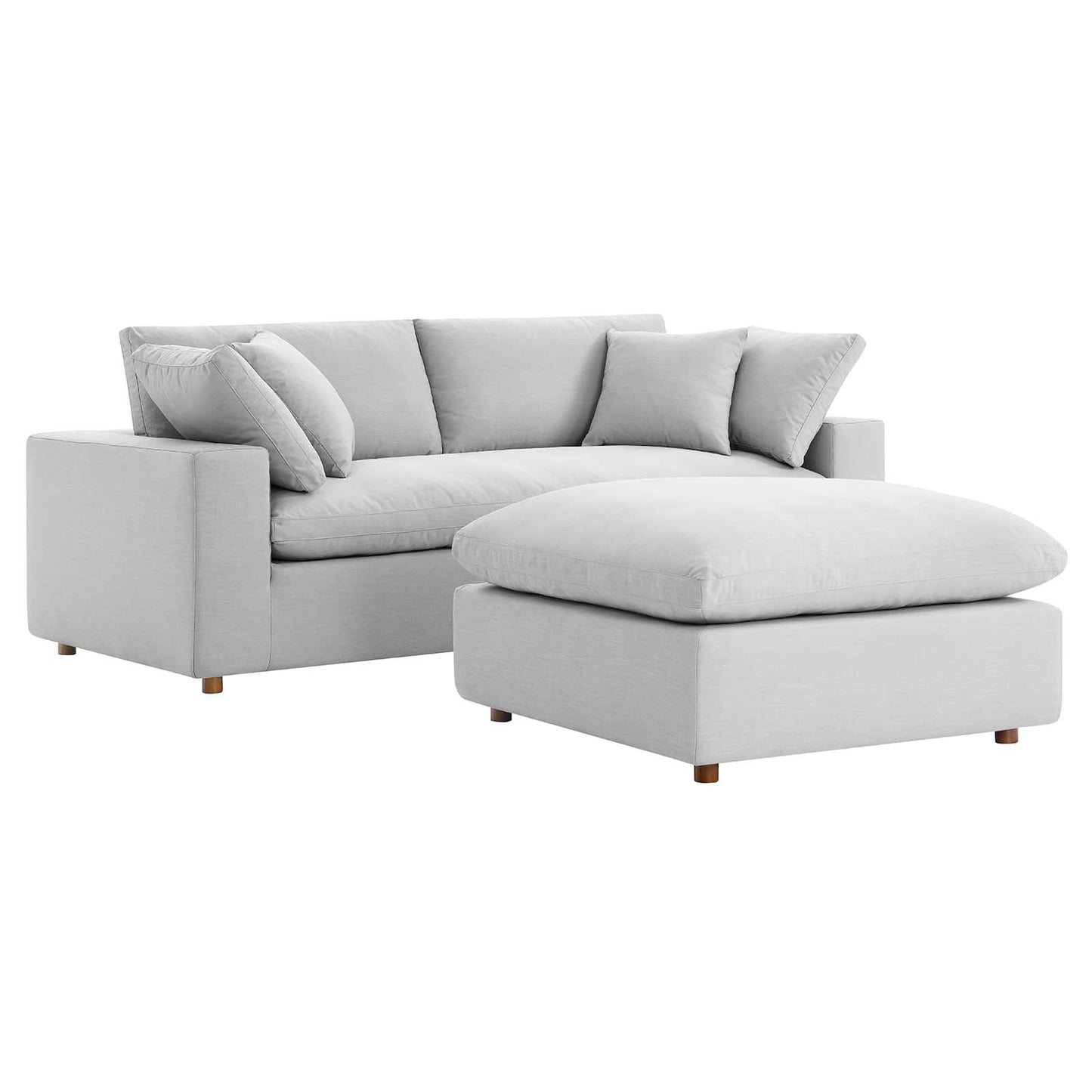 Modway Commix Down Filled Overstuffed Sectional Sofa