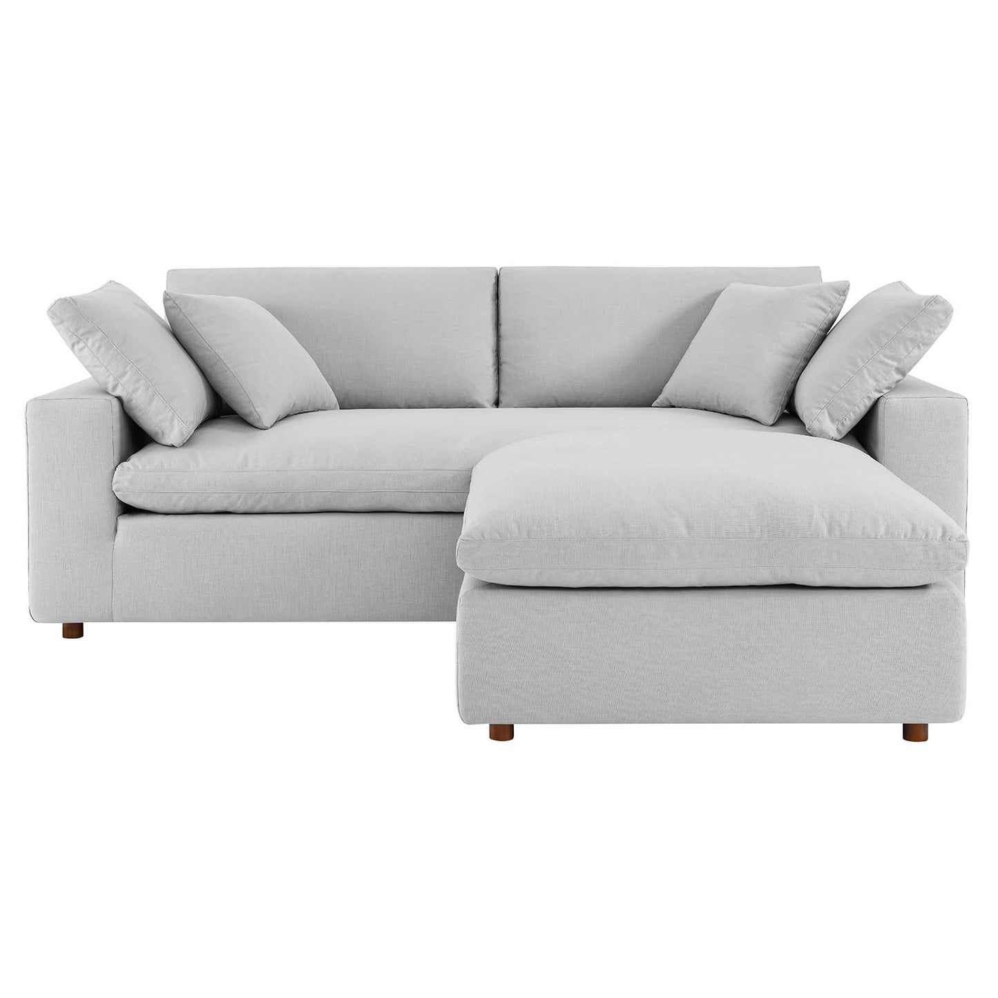 Modway Commix Down Filled Overstuffed Sectional Sofa