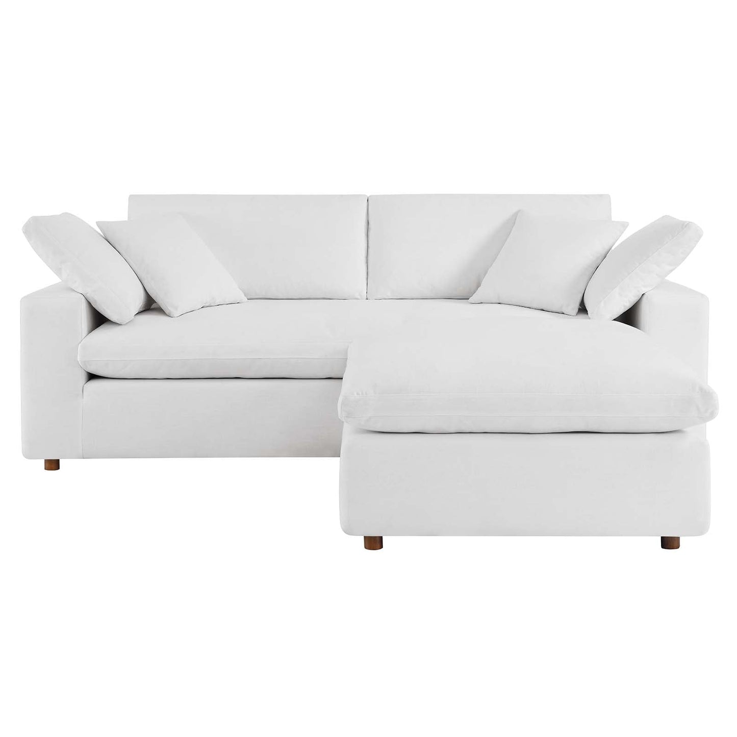 Modway Commix Down Filled Overstuffed Sectional Sofa