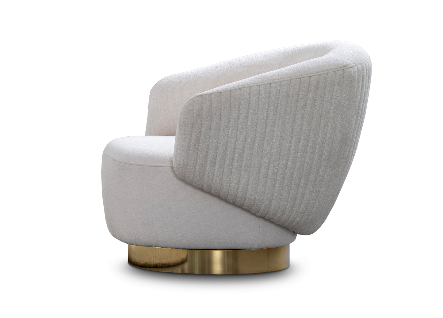 Whiteline Erzin Swivel Accent Chair