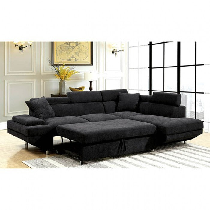 Furniture of America Ashely Contemporary L-Shape Sectional