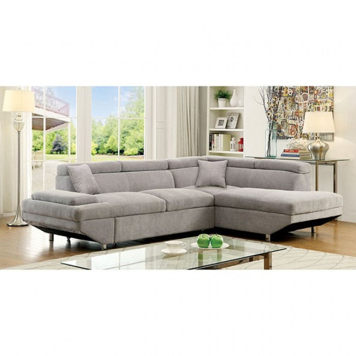 Furniture of America Ashely Contemporary L-Shape Sectional