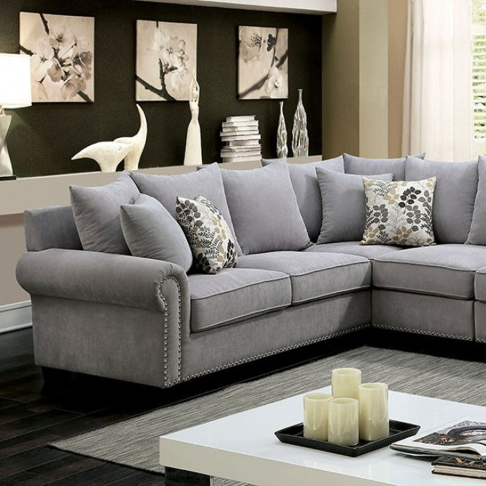 Furniture of America Pradeep Transitional U-Shape Sectional