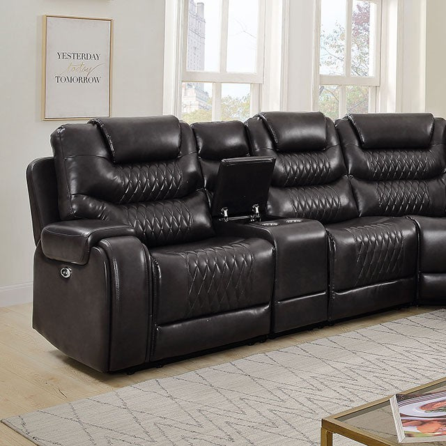 Furniture of America Tombolo Reclining Sectional