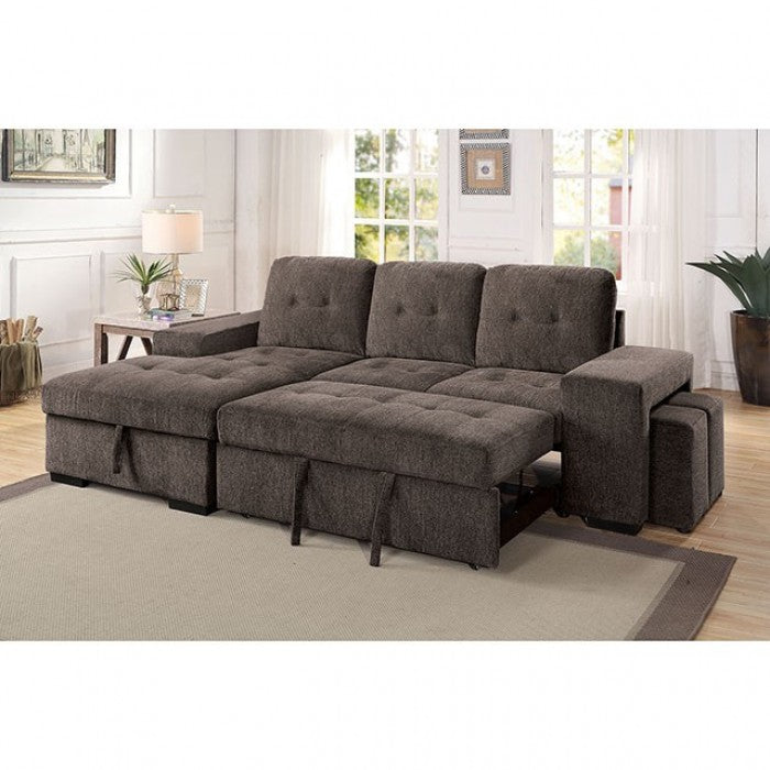 Furniture of America Owego Tufted Sectional