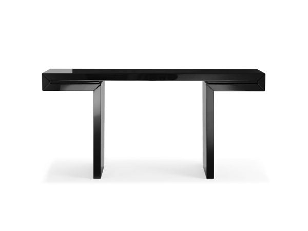 Whiteline Delaney Console in High Gloss Lacquer