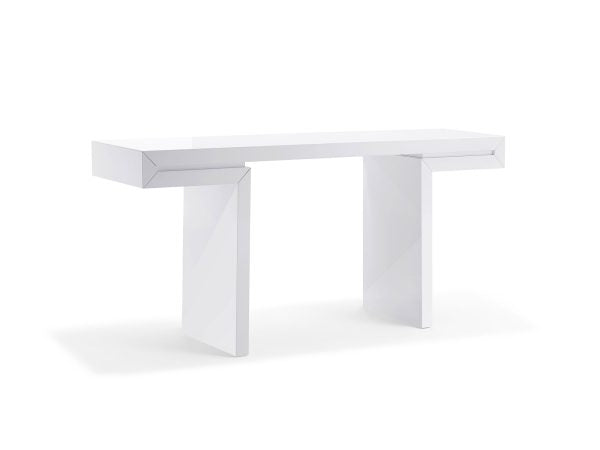 Whiteline Delaney Console in High Gloss Lacquer