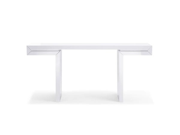 Whiteline Delaney Console in High Gloss Lacquer