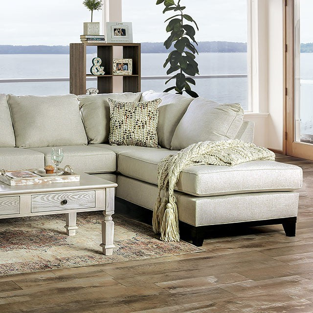 Furniture of America Bloutop Upholstered Sectional