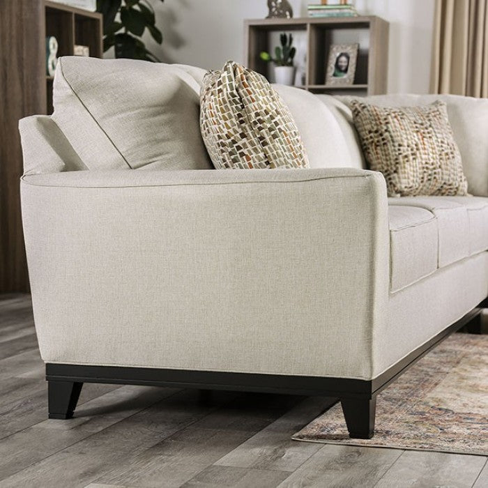 Furniture of America Bloutop Upholstered Sectional