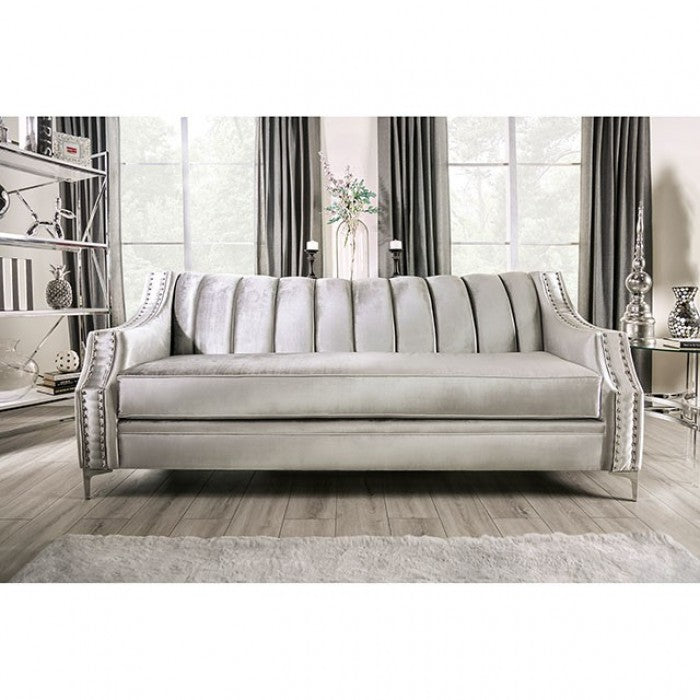 Furniture of America Westmoreland Nailhead Trim Sofa