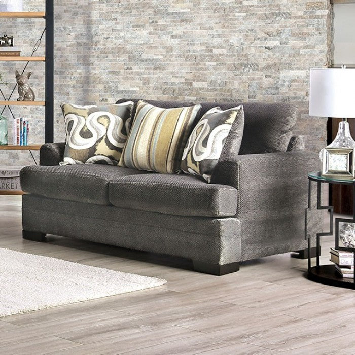 Furniture of America Korona Upholstered Loveseat