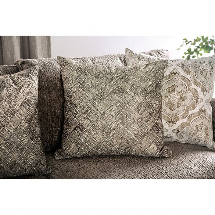 Furniture of America Quavo Upholstered Loveseat