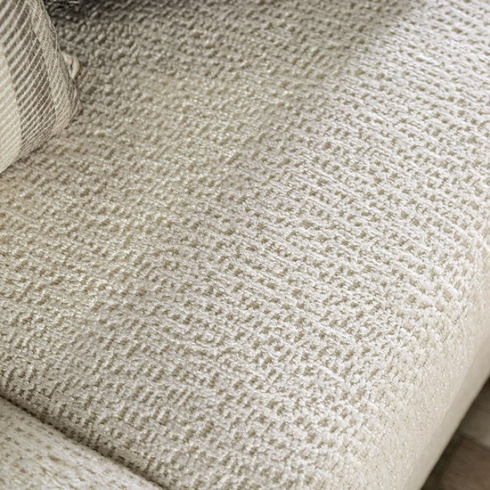 Furniture of America Quavo Upholstered Loveseat